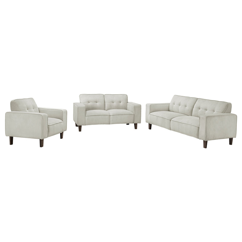 Coaster Furniture Deerhurst Greige Beige Grey 3pc Living Room Set