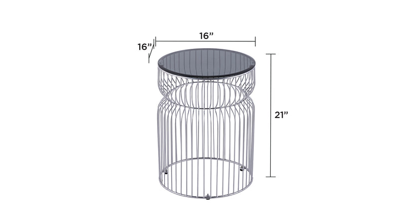 Galaxy Home 901 Silver End Table