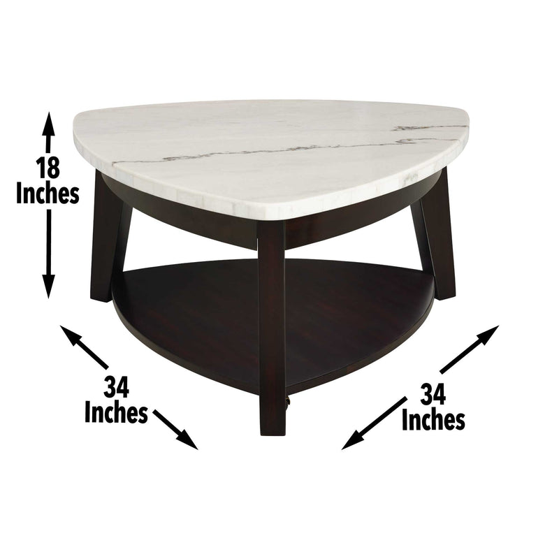 Steve Silver Francis White Cherry Cocktail Table