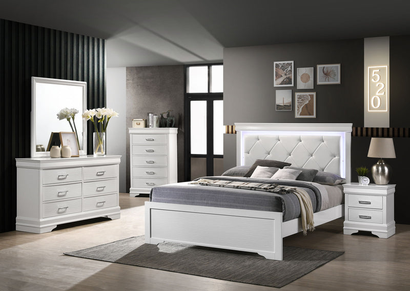 Galaxy Home Brooklyn Gray Dresser and Mirror