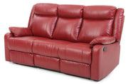 Glory Furniture Ward Putty Faux Leather Double Reclining Sofa