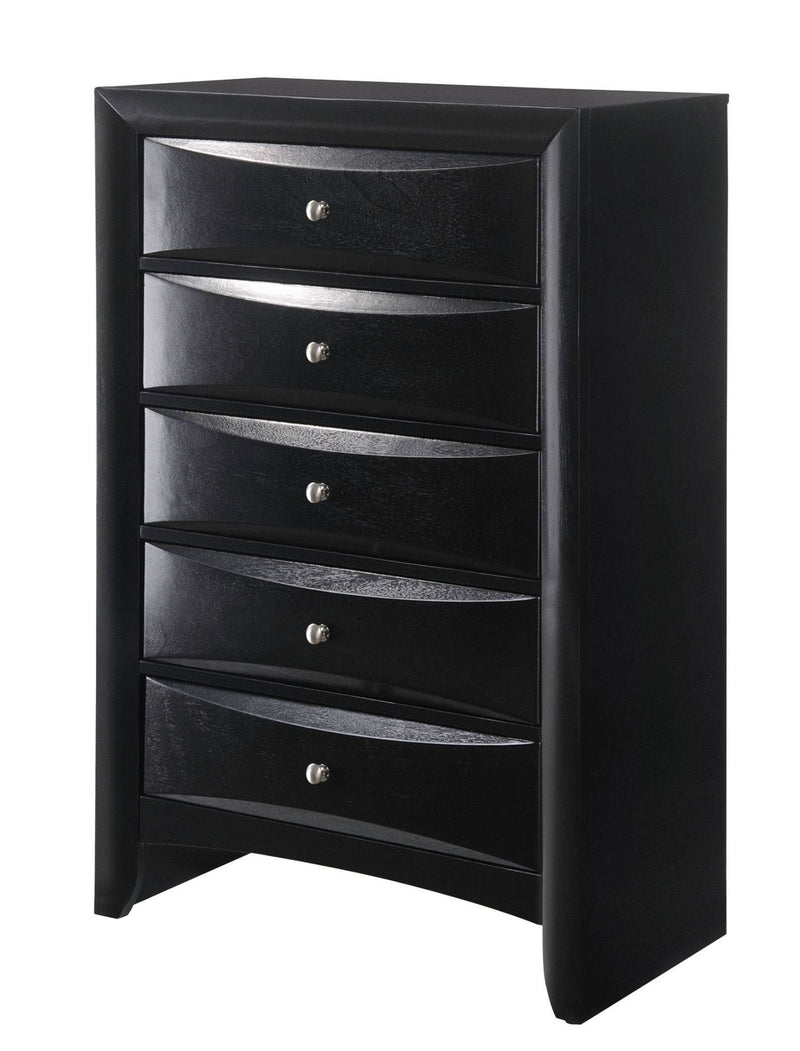 Crown Mark Emily Black Chest