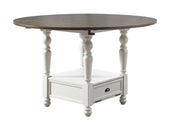 Steve Silver Joanna Ivory Mocha Round Counter Height Table