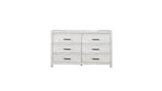 Galaxy Home Denver White 6 Drawer Dresser