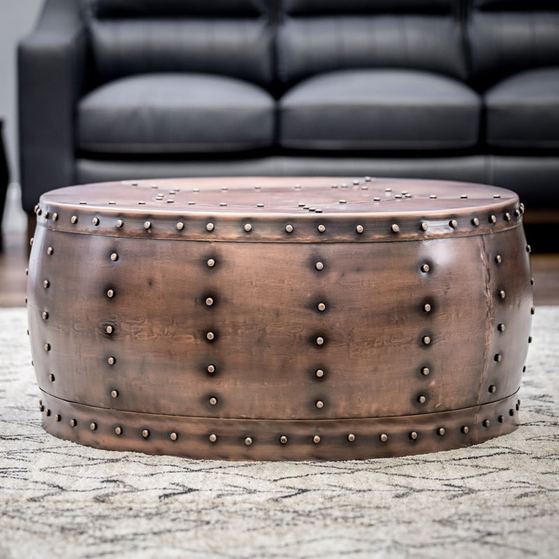 Steve Silver Cooper Antique Round Cocktail Table