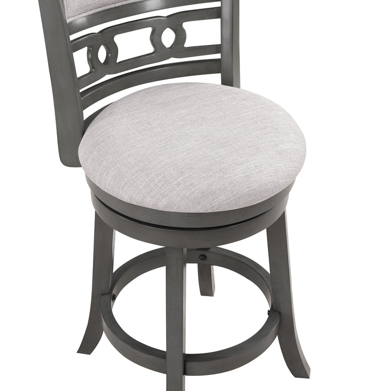 New Classic Furniture Gia Gray Swivel Barstool