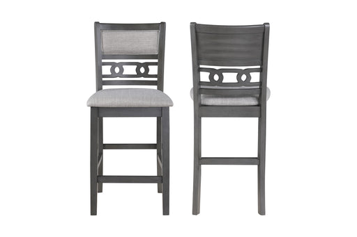2 New Classic Furniture Gia Gray Counter Height Chairs