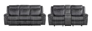 Acme Furniture Zubaida Dark Gray Power Motion Sofa