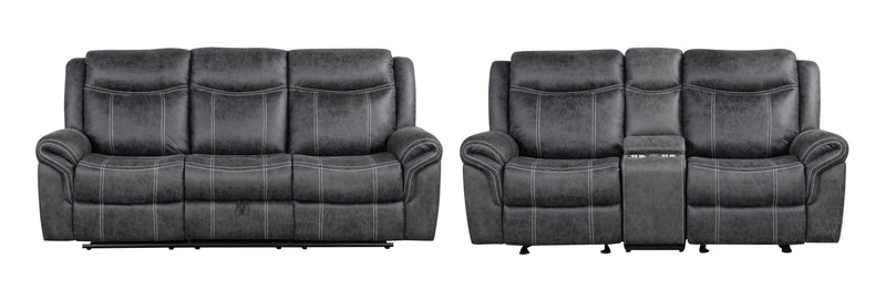 Acme Furniture Zubaida Dark Gray Power Motion Sofa