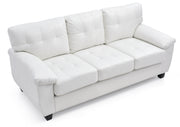 Glory Furniture Gallant Cappuccino Faux Leather Sofa