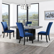 Steve Silver Camila Gray Blue 5pc Dining Set