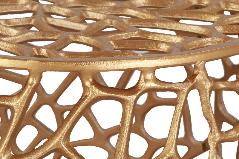 Meridian Furniture Priya Gold End Table