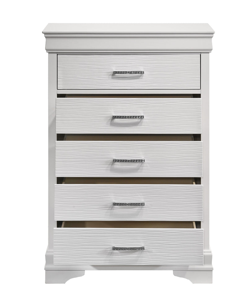 Galaxy Home Brooklyn White Drawer Chest