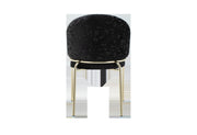 Galaxy Home Onyx Black Gold Chairs