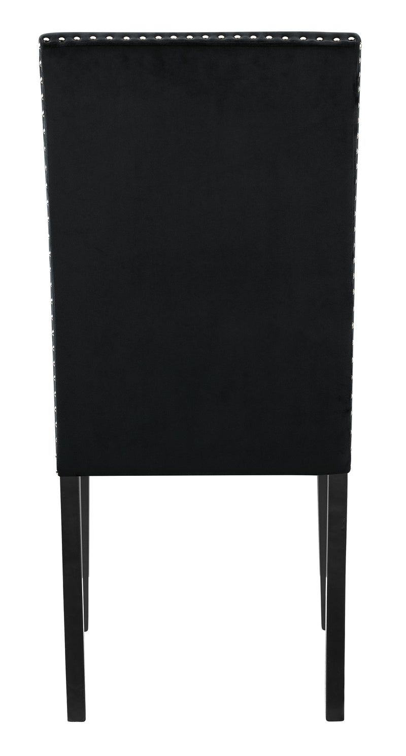 New Classic Furniture Celeste Black Gray 5pc Round Dining Room Set