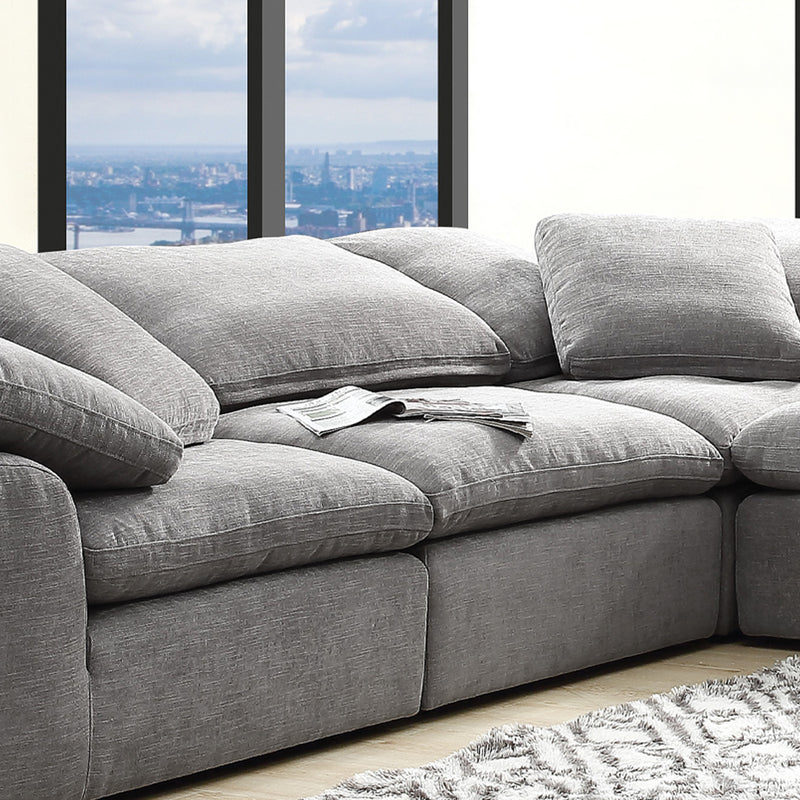 Acme Furniture Naveen Gray Modular Armless Chair