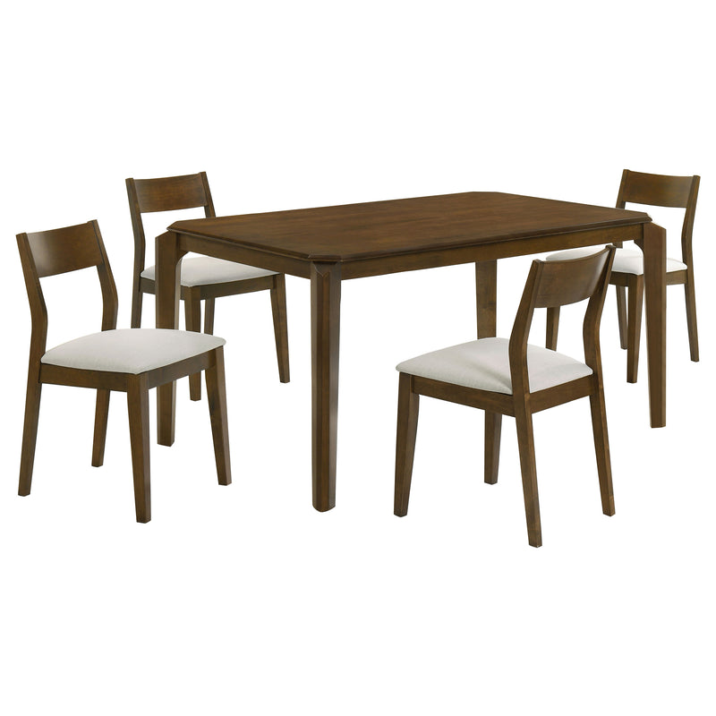 Coaster Furniture Almonte Dark Brown 5pc Dining Room Set