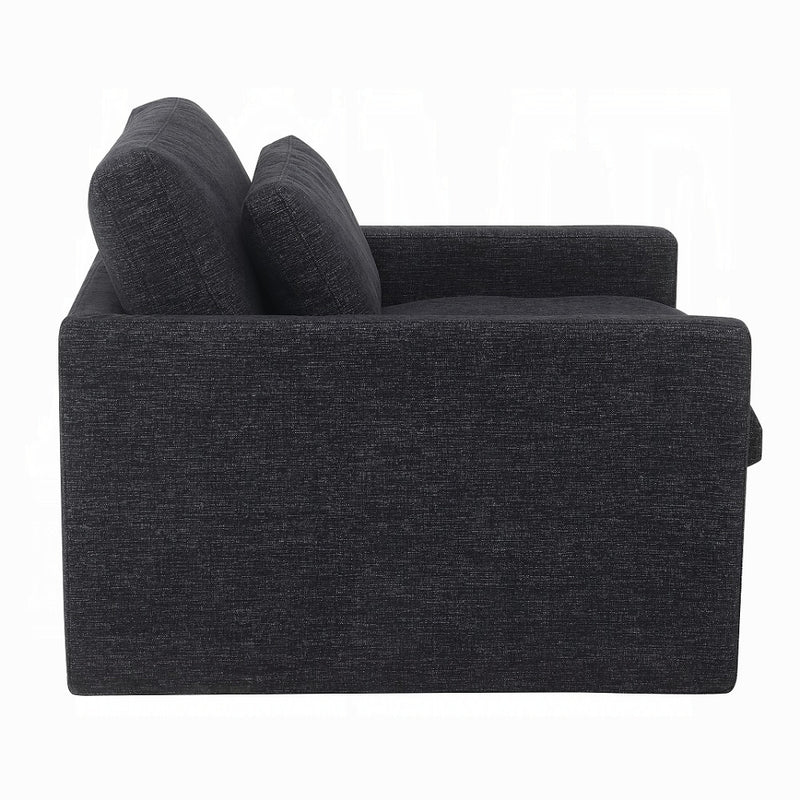 Acme Furniture Frederick Ivory Swivel Chair with Pillow