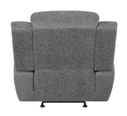 Coaster Furniture Bahrain Charcoal Motion 3pc Living Room Set