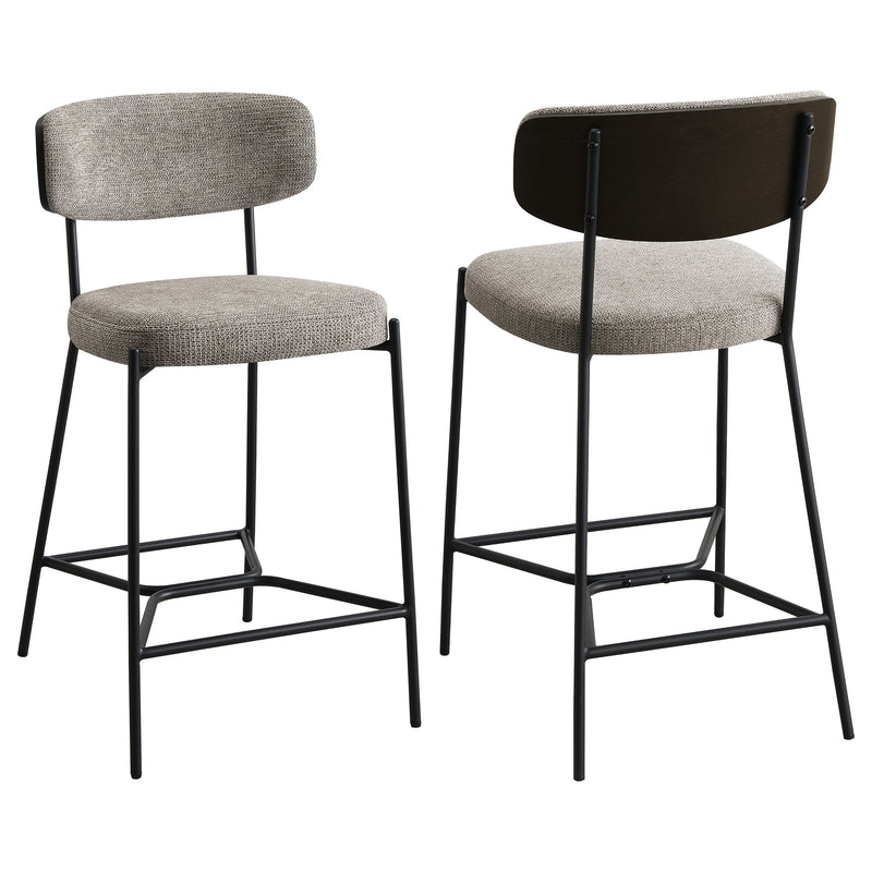 2 Coaster Furniture Elison Light Brown Counter Height Stools