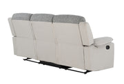 Global Furniture U6027 Grey Reclining Sofa