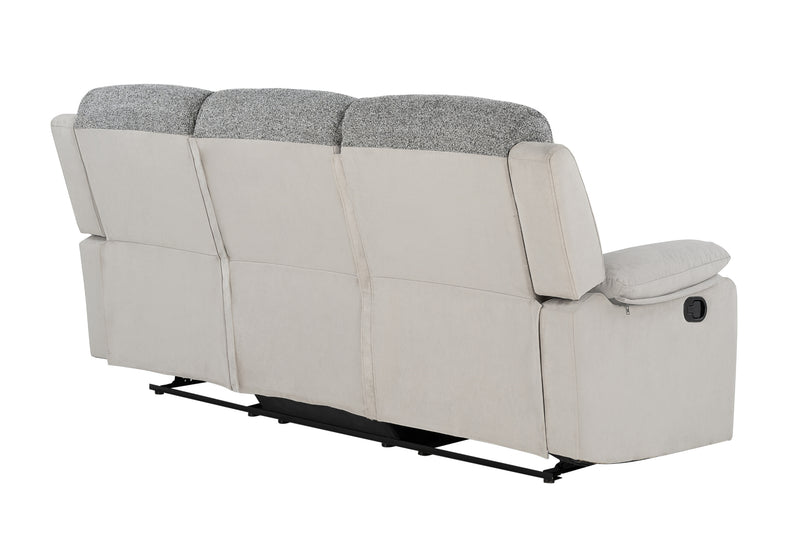 Global Furniture U6027 Grey Reclining Sofa