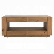 Acme Furniture Harlan Oak Coffee Table with Caster
