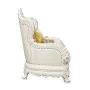Acme Furniture Adara Pearl Antique White 3pc Living Room Set