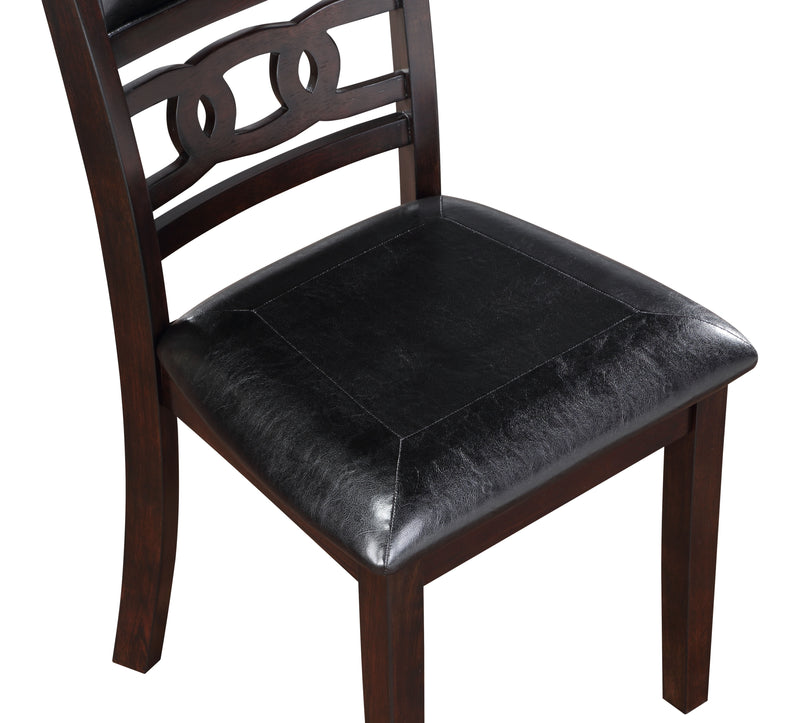 2 New Classic Furniture Gia Brown Dining Chairs