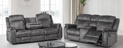 New Classic Furniture Park City Slate Gray 2pc Living Room Set SF-LV