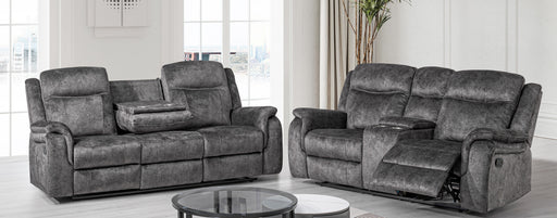 New Classic Furniture Park City Slate Gray 2pc Living Room Set SF-LV