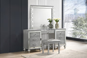 New Classic Furniture Valentino Silver Vanity Table