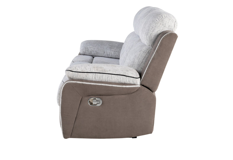 Global Furniture U5050 Grey Reclining Sofa