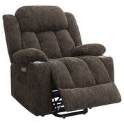 Coaster Furniture Houston Camel Brown Power Lift Recliner Chair