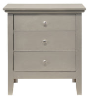 Glory Furniture Hammond White 3 Drawers Nightstand