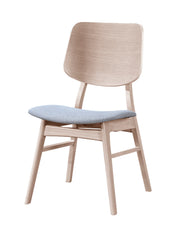 2 New Classic Furniture Oscar White Wood Back Chairs