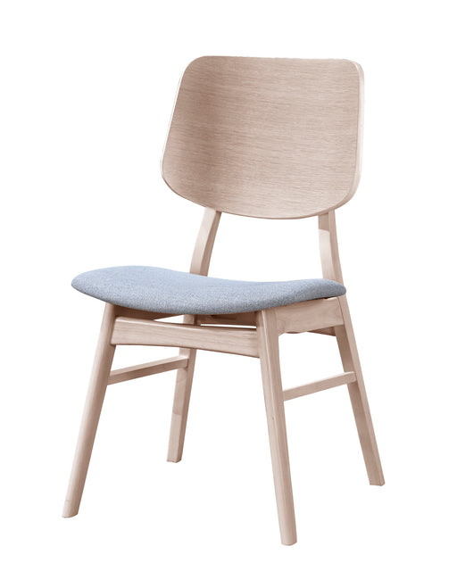 2 New Classic Furniture Oscar White Wood Back Chairs