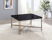 Steve Silver Daxton Black Square Cocktail Table