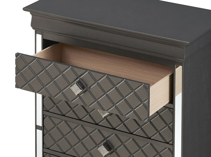 Glory Furniture Verona Metalic Black Chest