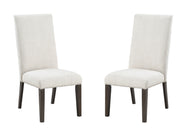 Steve Silver Hutchins Dusty Espresso 7pc Dining Set with Upholstered Chair