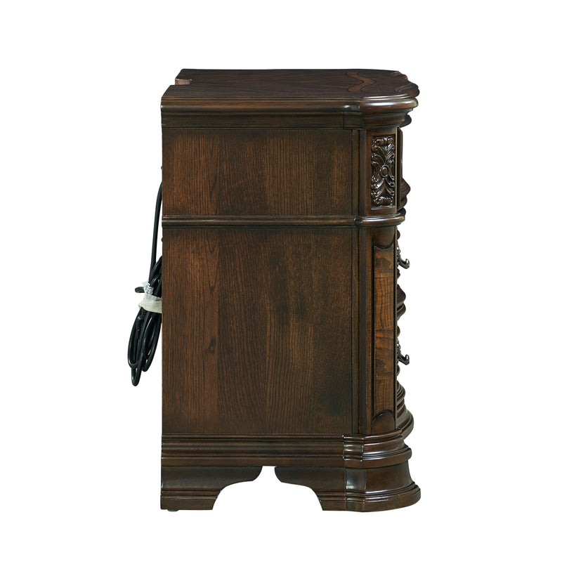 Steve Silver Royale Brown Cherry Nightstand