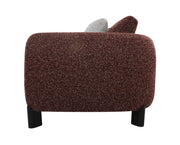 Acme Furniture Mardi Maroon Sofa with 3 Pillows