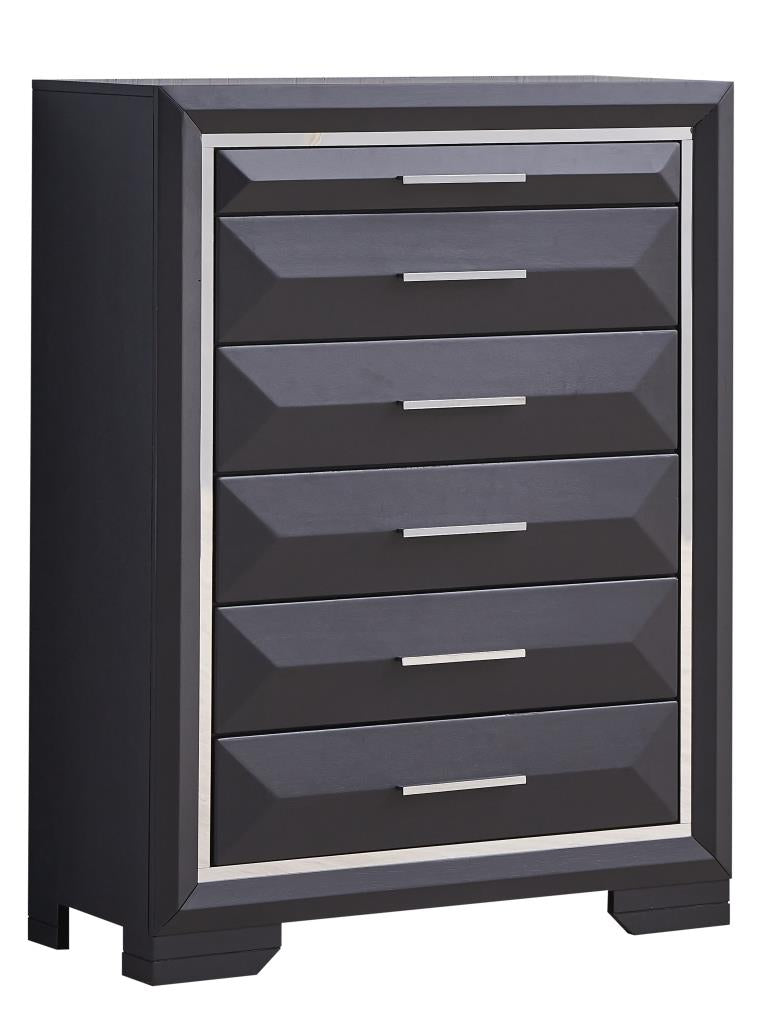 Glory Furniture Liverpool Black Chest