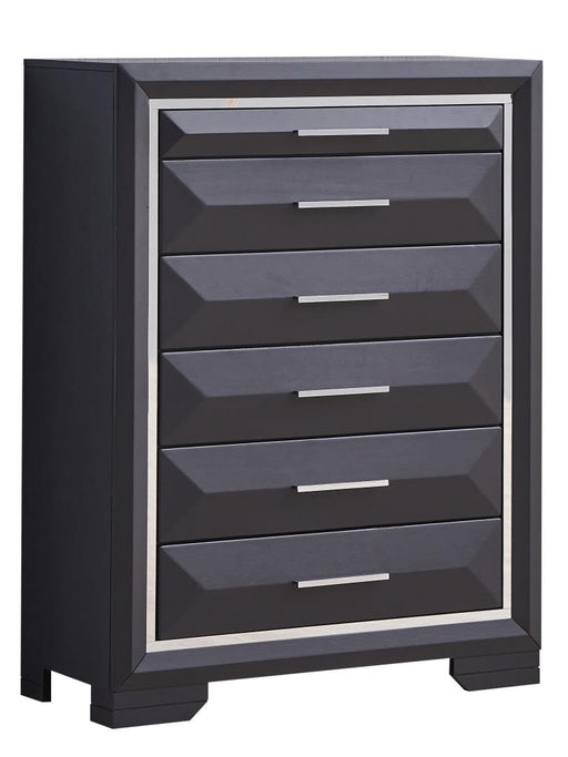 Glory Furniture Liverpool Black Chest