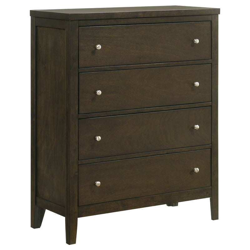 Coaster Furniture Wilkes Dark Cocoa Brown 5 Drawer Chest