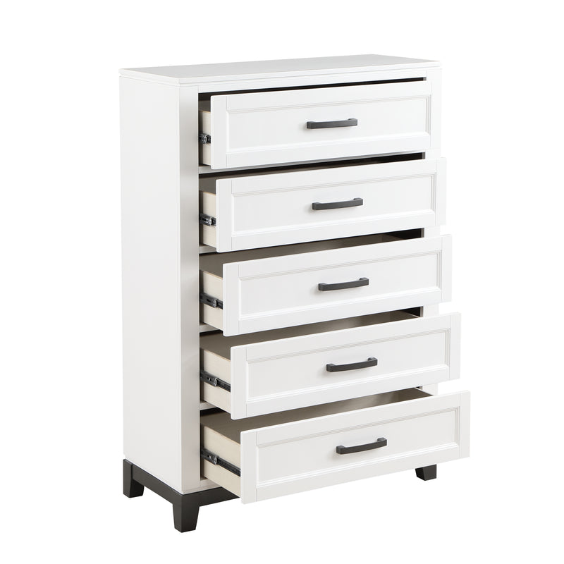 Home Elegance Garretson White Chest