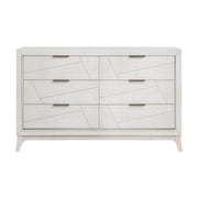 Home Elegance Asteria White Dresser And Mirror