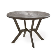 Steve Silver Alamo Gray Round Dining Table