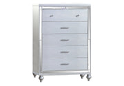 Galaxy Home Sterling White Drawer Chest