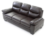 Glory Furniture Marta Gray Faux Leather Sofa
